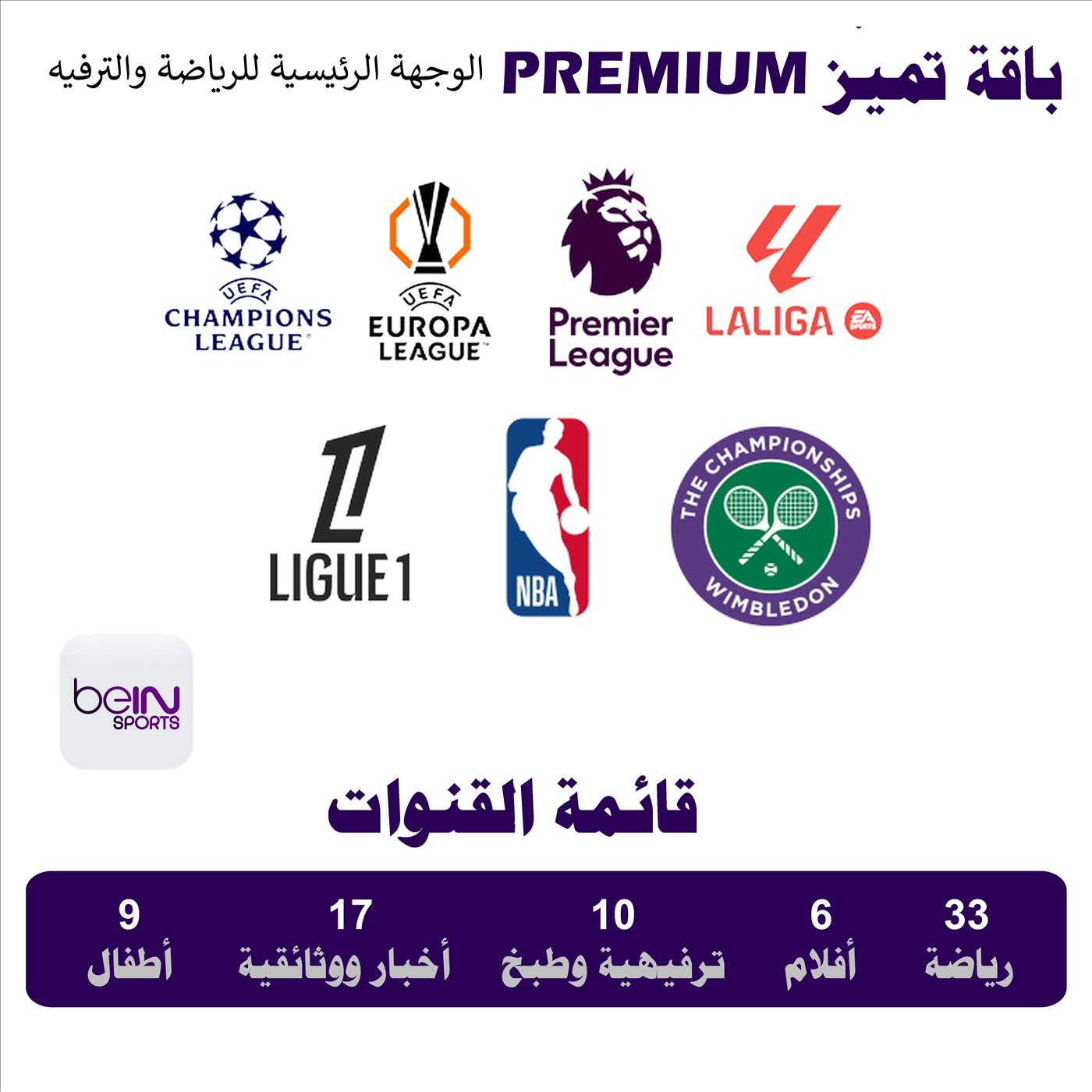 تجديد اشتراك باقة تميًُز - Premium مدة 3 أشهر