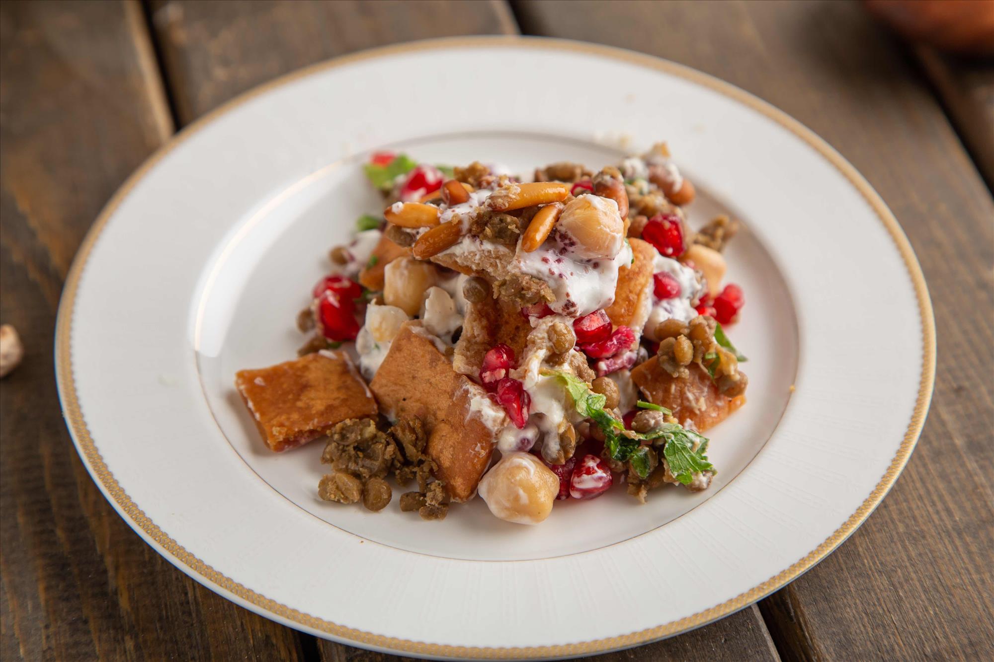 Small Brown Lentil Fatta